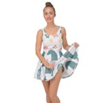Reindeer Stars Socks Stick Inside Out Casual Dress
