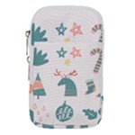 Reindeer Stars Socks Stick Waist Pouch (Large)