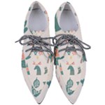 Reindeer Stars Socks Stick Pointed Oxford Shoes
