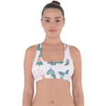 Reindeer Stars Socks Stick Cross Back Hipster Bikini Top 