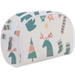 Reindeer Stars Socks Stick Make Up Case (Large)