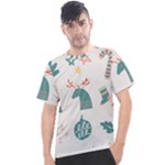 Reindeer Stars Socks Stick Men s Sport Top