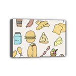 Dinner Meal Food Snack Fast Food Mini Canvas 6  x 4  (Stretched)
