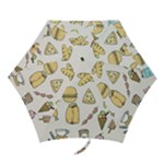 Dinner Meal Food Snack Fast Food Mini Folding Umbrellas