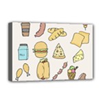 Dinner Meal Food Snack Fast Food Deluxe Canvas 18  x 12  (Stretched)