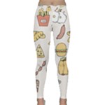 Dinner Meal Food Snack Fast Food Classic Yoga Leggings