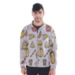 Dinner Meal Food Snack Fast Food Men s Windbreaker