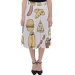 Dinner Meal Food Snack Fast Food Classic Midi Skirt