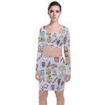 Dinner Meal Food Snack Fast Food Top and Skirt Sets