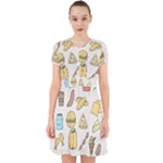 Dinner Meal Food Snack Fast Food Adorable in Chiffon Dress