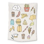 Dinner Meal Food Snack Fast Food Medium Tapestry