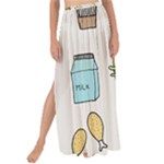 Dinner Meal Food Snack Fast Food Maxi Chiffon Tie-Up Sarong