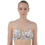 Dinner Meal Food Snack Fast Food Line Them Up Sports Bra
