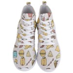 Dinner Meal Food Snack Fast Food Men s Lightweight High Top Sneakers