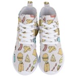 Dinner Meal Food Snack Fast Food Women s Lightweight High Top Sneakers