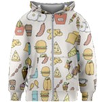 Dinner Meal Food Snack Fast Food Kids  Zipper Hoodie Without Drawstring