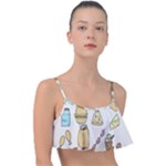 Dinner Meal Food Snack Fast Food Frill Bikini Top