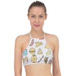 Dinner Meal Food Snack Fast Food Halter Bikini Top