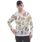 Dinner Meal Food Snack Fast Food Men s Pique Long Sleeve T-Shirt
