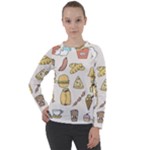 Dinner Meal Food Snack Fast Food Women s Long Sleeve Raglan T-Shirt