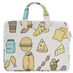 Dinner Meal Food Snack Fast Food MacBook Pro 13  Double Pocket Laptop Bag
