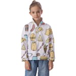 Dinner Meal Food Snack Fast Food Kids  Half Zip Hoodie