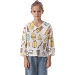 Dinner Meal Food Snack Fast Food Kids  Sailor Shirt