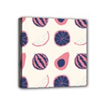 Fruits Halves Pattern Design Mini Canvas 4  x 4  (Stretched)