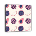 Fruits Halves Pattern Design Mini Canvas 6  x 6  (Stretched)