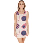 Fruits Halves Pattern Design Bodycon Dress