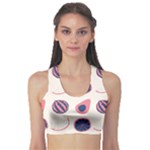 Fruits Halves Pattern Design Fitness Sports Bra