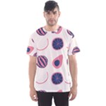 Fruits Halves Pattern Design Men s Sport Mesh T-Shirt