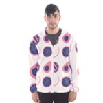 Fruits Halves Pattern Design Men s Hooded Windbreaker