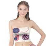 Fruits Halves Pattern Design Tube Top