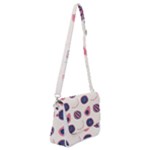 Fruits Halves Pattern Design Shoulder Bag with Back Zipper