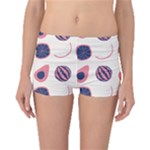 Fruits Halves Pattern Design Boyleg Bikini Bottoms