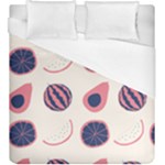 Fruits Halves Pattern Design Duvet Cover (King Size)