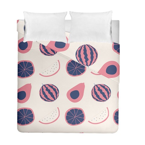 Fruits Halves Pattern Design Duvet Cover Double Side (Full/ Double Size) from ArtsNow.com