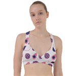 Fruits Halves Pattern Design Sweetheart Sports Bra
