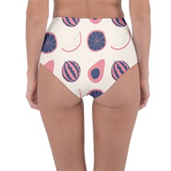 Reversible High-Waist Bikini Bottoms 