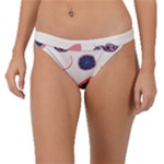 Fruits Halves Pattern Design Band Bikini Bottoms