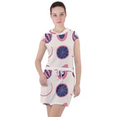 Drawstring Hooded Dress 