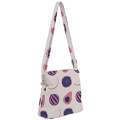 Zipper Messenger Bag 
