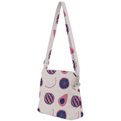 Zipper Messenger Bag 