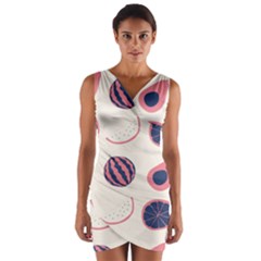 Wrap Front Bodycon Dress 