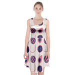 Fruits Halves Pattern Design Racerback Midi Dress