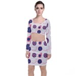Fruits Halves Pattern Design Top and Skirt Sets