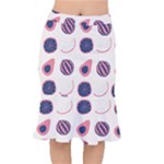 Fruits Halves Pattern Design Short Mermaid Skirt