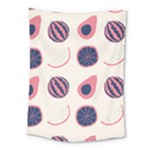 Fruits Halves Pattern Design Medium Tapestry
