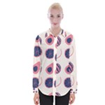 Fruits Halves Pattern Design Womens Long Sleeve Shirt